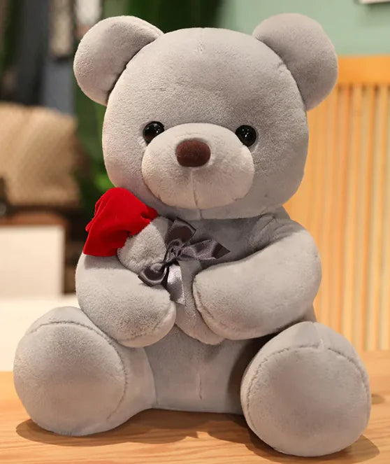 Cuddle Rose Teddy Pillow